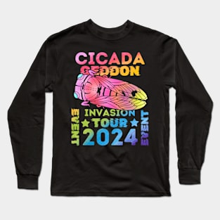 Cicadageddon Invasion Tour 2024 Cicada Event Long Sleeve T-Shirt